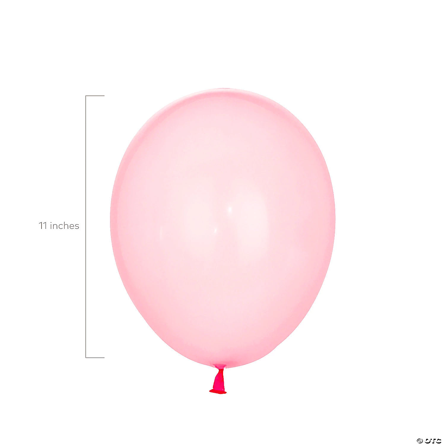 11" Light Pink Latex Balloons - 12 Pc. 2 11" Light Pink Latex Balloons - 12 Pc. - Image 2