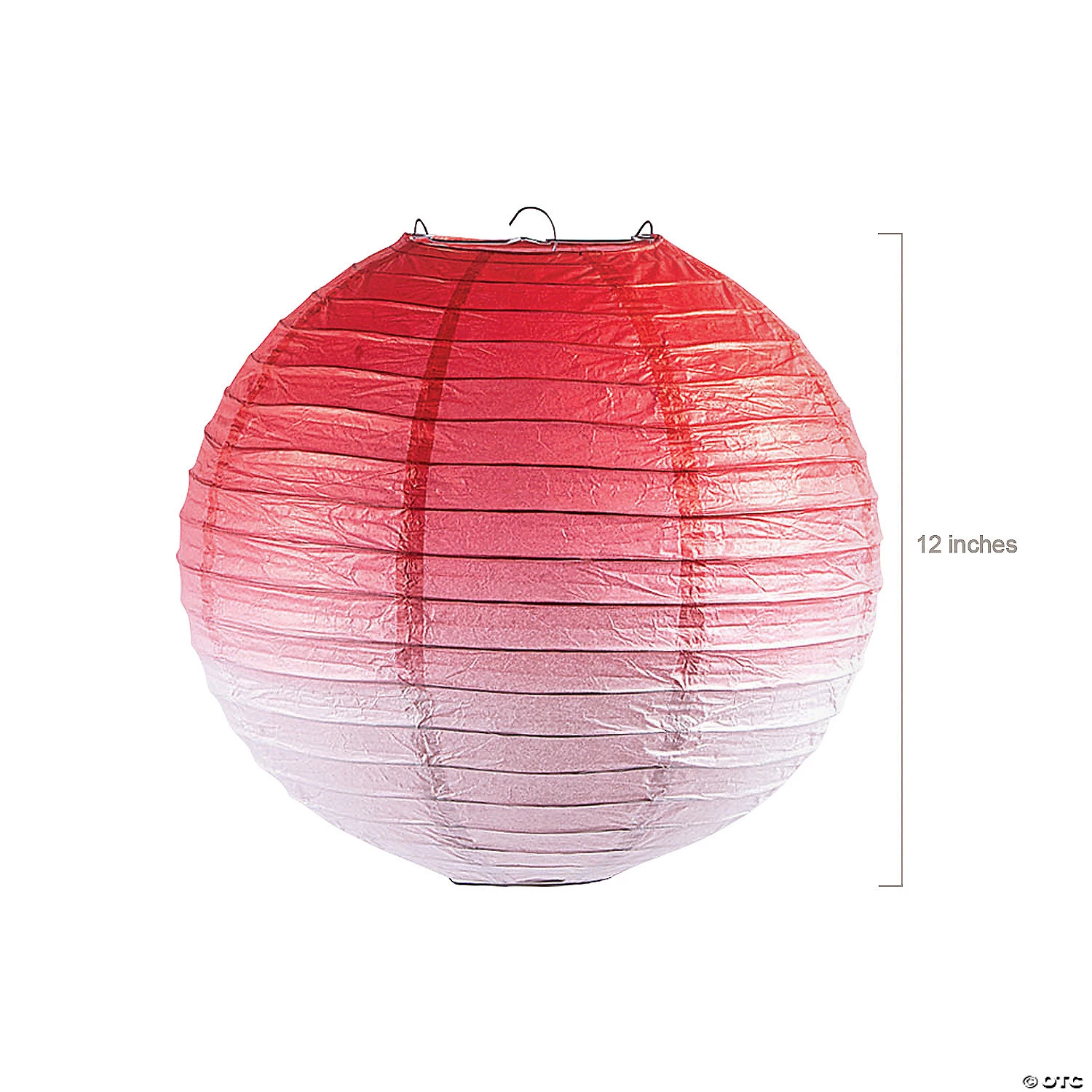 Ombre Hanging Paper Lanterns - 3 Pc. 2 Ombre Hanging Paper Lanterns - 3 Pc. - Image 2