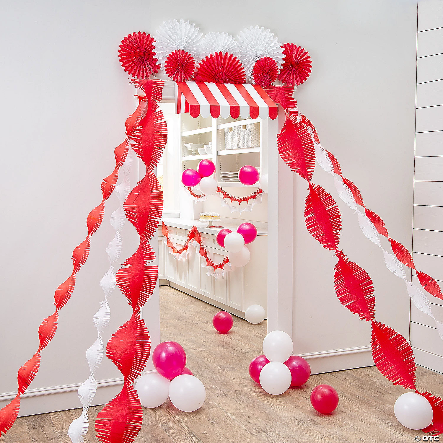 3D Red & White Circus Awning 2 3D Red & White Circus Awning - Image 2