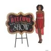 51" Large Welcome to the Show Circus Cardboard Sign - 1 Pc.