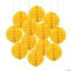 Hanging Tissue Paper Balls - 12 Pc.