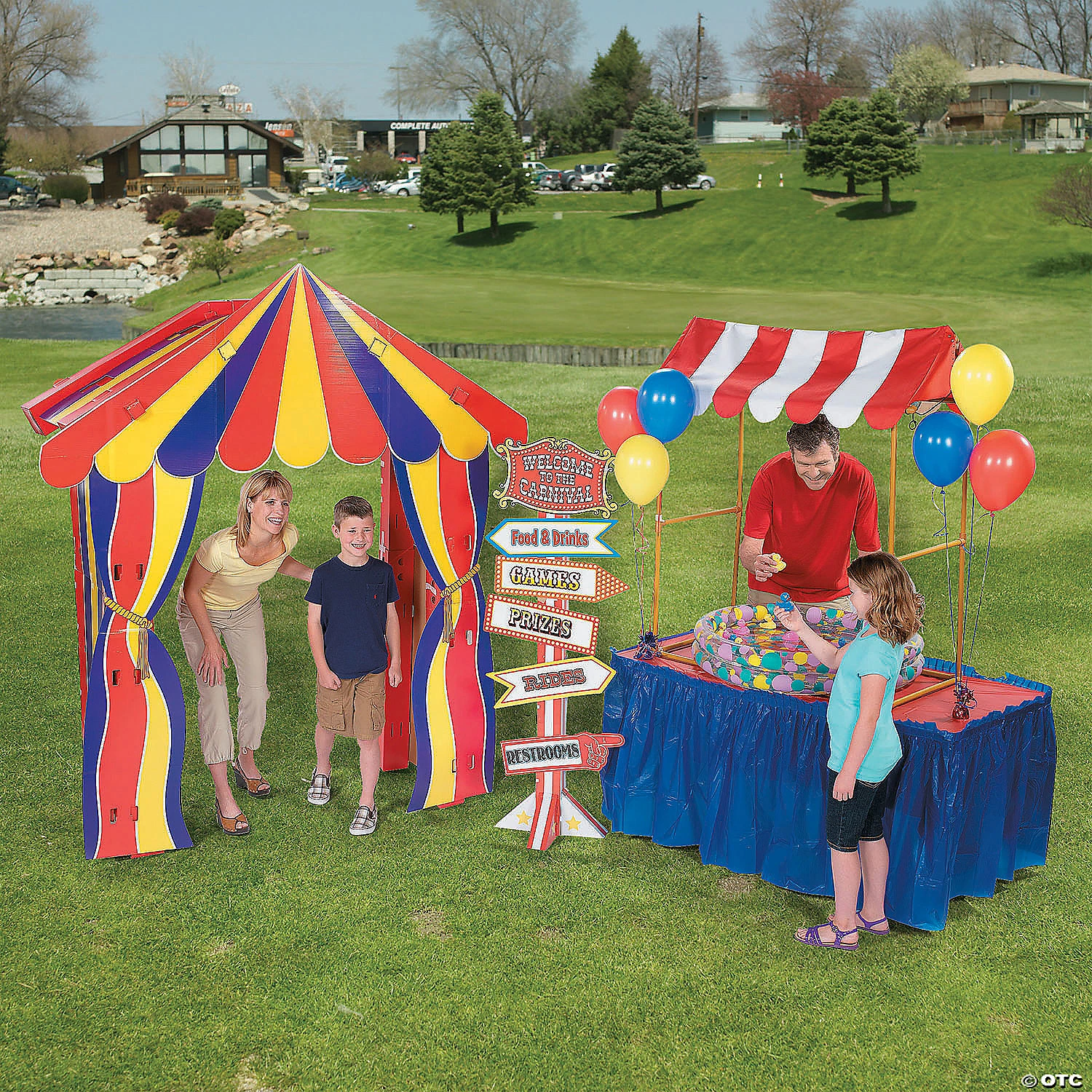 Big Top Directional Sign Cardboard Stand-Up 2 Big Top Directional Sign Cardboard Stand-Up - Image 2