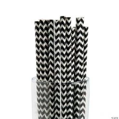 Chevron Paper Straws - 24 Pc.