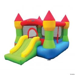 Bounceland Castle Bounce House with Hoop & Slide