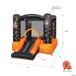 Carnival Sales Store -Carnival Sales Store bounceland kidz rock bounce house with lights and sound interaction14097493 a01
