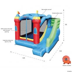 Bounceland Royal Palace Bounce House with Slide -Carnival Sales Store bounceland royal palace bounce house with slide14097492 a02