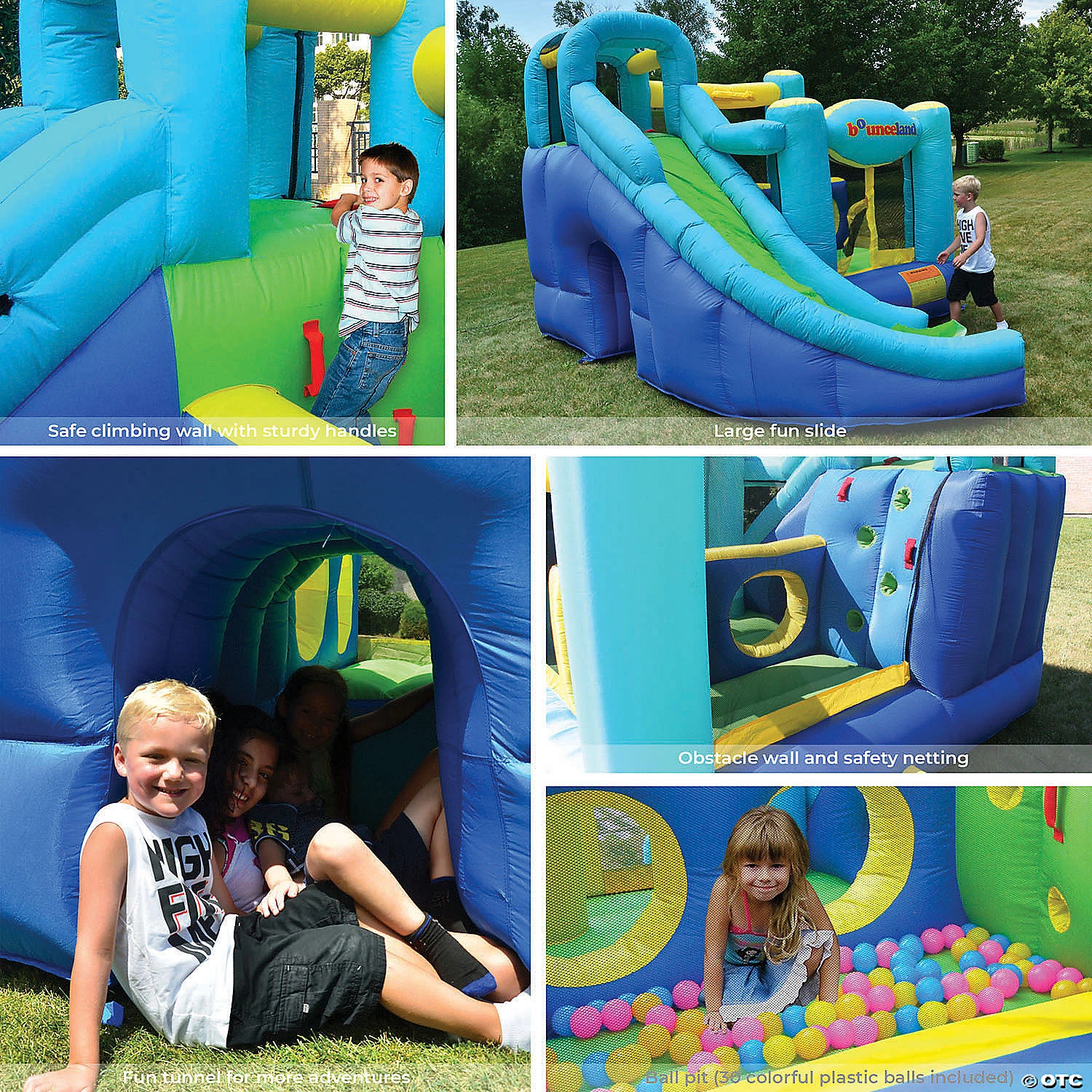 Bounceland Ultimate Combo Inflatable Bounce House with Ball Pit 5 Bounceland Ultimate Combo Inflatable Bounce House with Ball Pit - Image 5