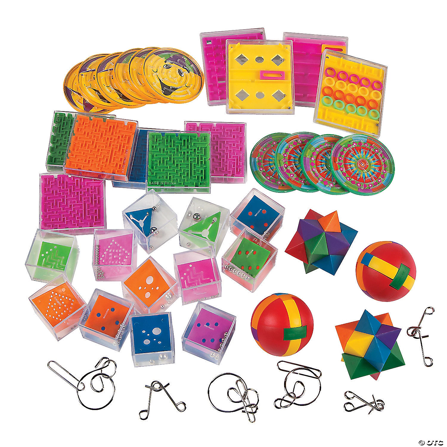 Brain Teaser Game Boredom Buster Kit - 50 Pc. 1 Brain Teaser Game Boredom Buster Kit - 50 Pc.
