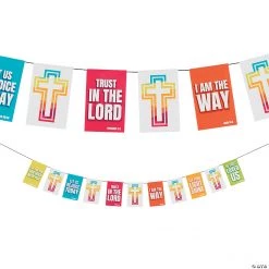 Bright Scripture Pennant Banner