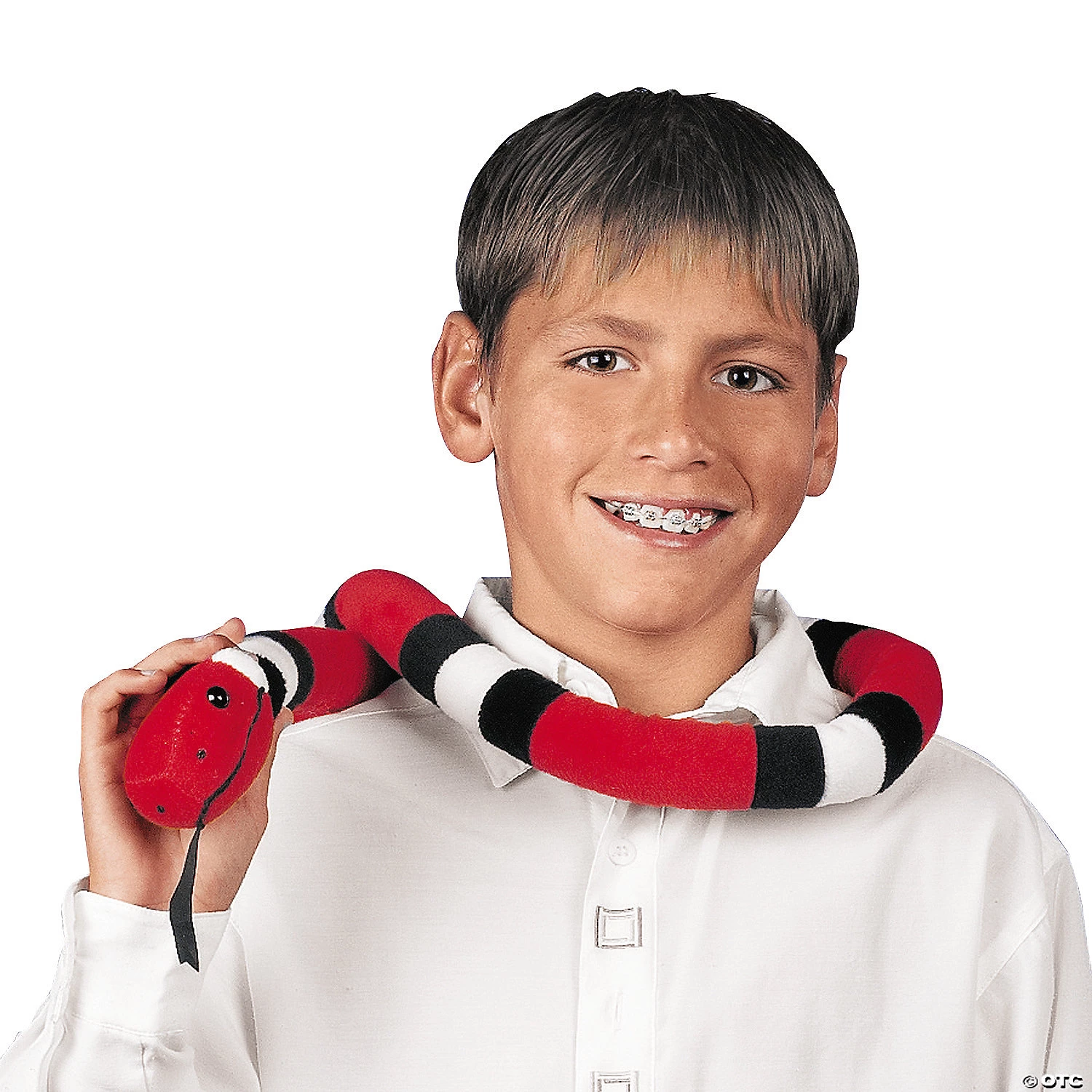 Bright Striped Stuffed Snakes - 12 Pc. 2 Bright Striped Stuffed Snakes - 12 Pc. - Image 2