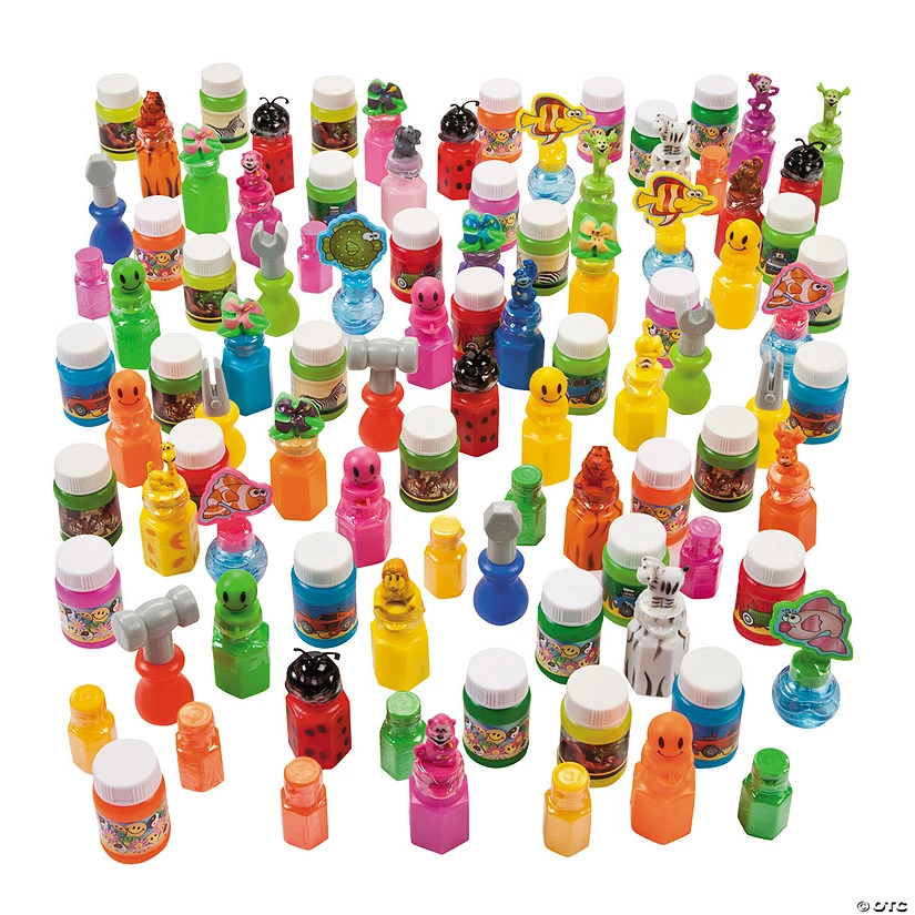 Bubble Bottle Assortment - 100 Pc. 1 Bubble Bottle Assortment - 100 Pc.