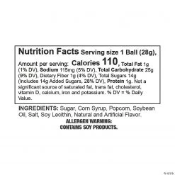 Bulk Kathy Kaye® Sweet & Salty Popcorn Balls - 100 Pc. 9 Bulk Kathy Kaye® Sweet & Salty Popcorn Balls - 100 Pc. -Carnival Sales Store bulk kathy kaye sup sup sweet and salty popcorn balls 100 pc 13956473 a05