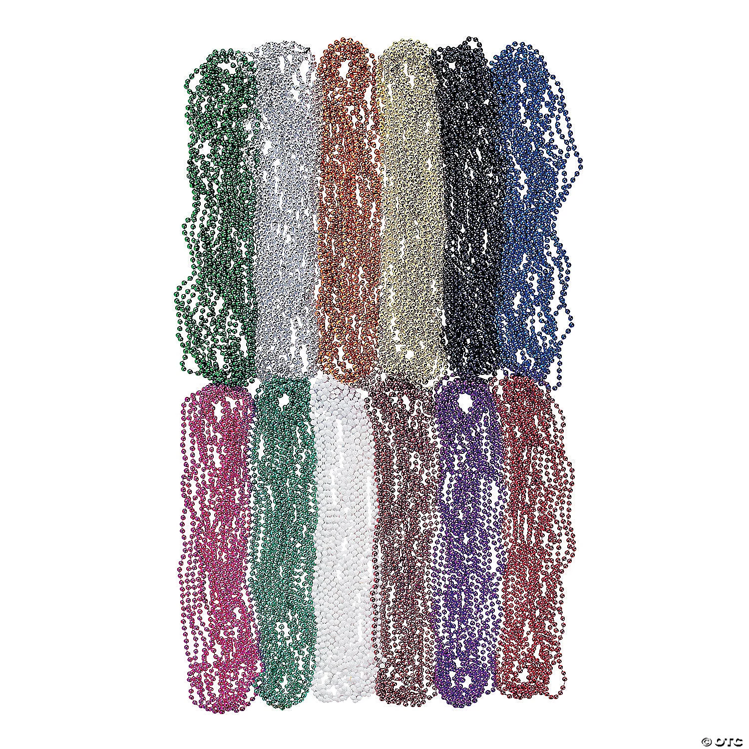 Bulk Metallic Bead Necklace Assortment - 144 Pc. 2 Bulk Metallic Bead Necklace Assortment - 144 Pc. - Image 2