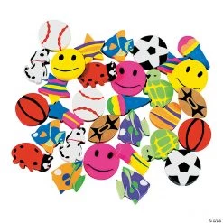 Bulk Mini Eraser Assortment - 2500 Pc.