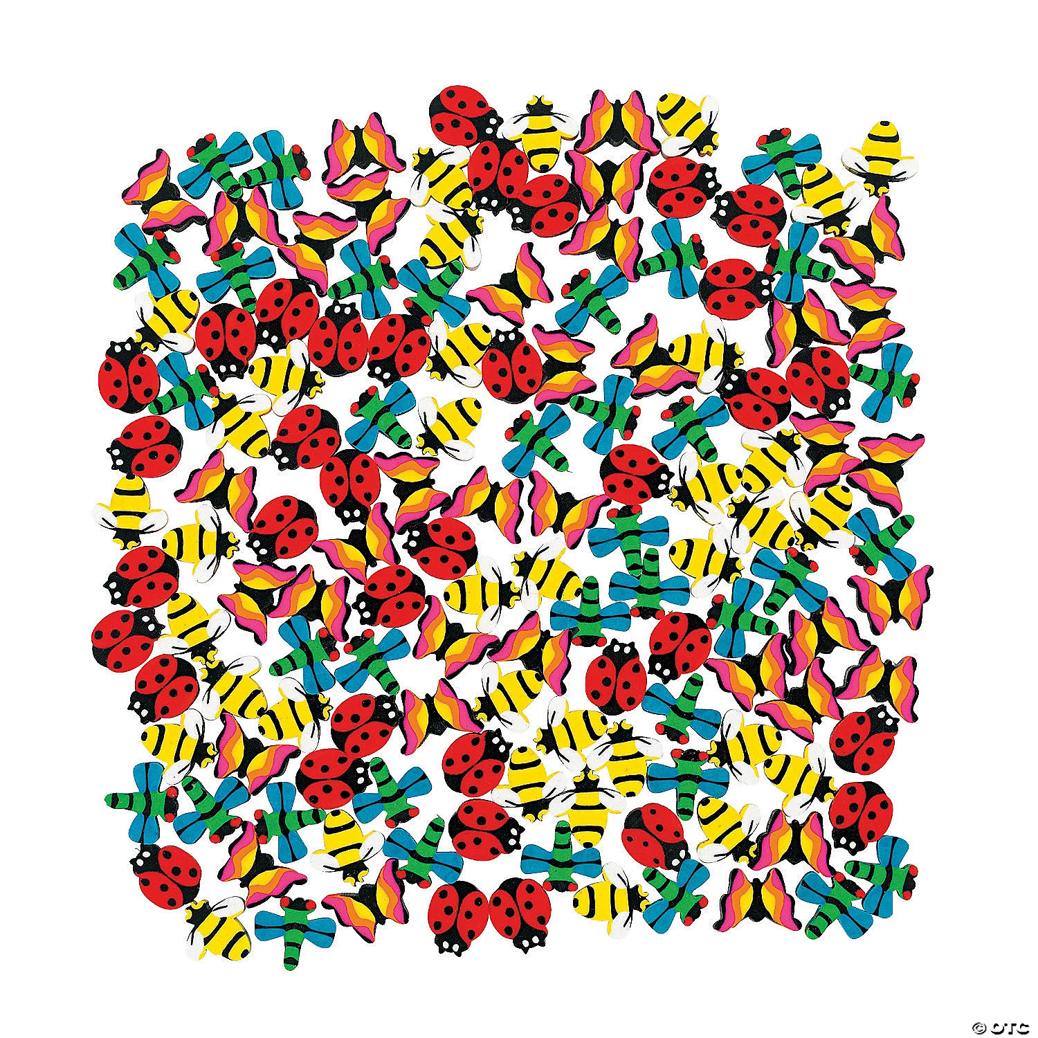 Bulk Mini Insect Erasers - 144 Pcs. 1 Bulk Mini Insect Erasers - 144 Pcs.