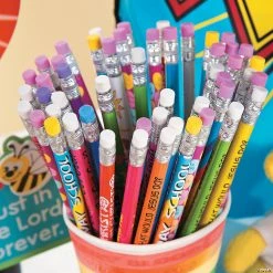 Bulk Religious Pencil Assortment - 100 Pc. -Carnival Sales Store bulk religious pencil assortment 100 pc 5 624 a03