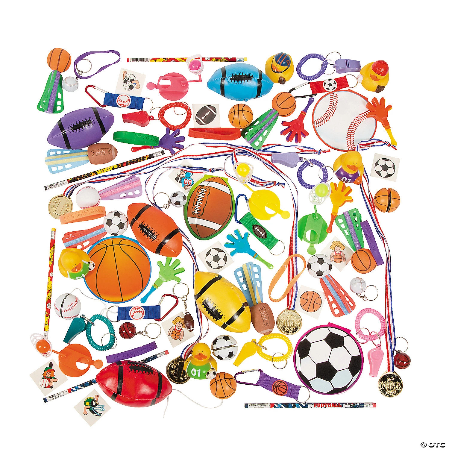 Bulk Sports Novelty Assortment - 250 Pc. 1 Bulk Sports Novelty Assortment - 250 Pc.
