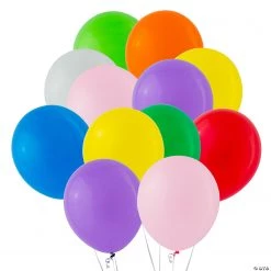Bulk Standard Color 11" Latex Balloons - 144 Pc.