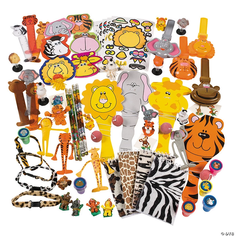 Bulk Zoo Animal Assortment - 250 Pc. 1 Bulk Zoo Animal Assortment - 250 Pc.