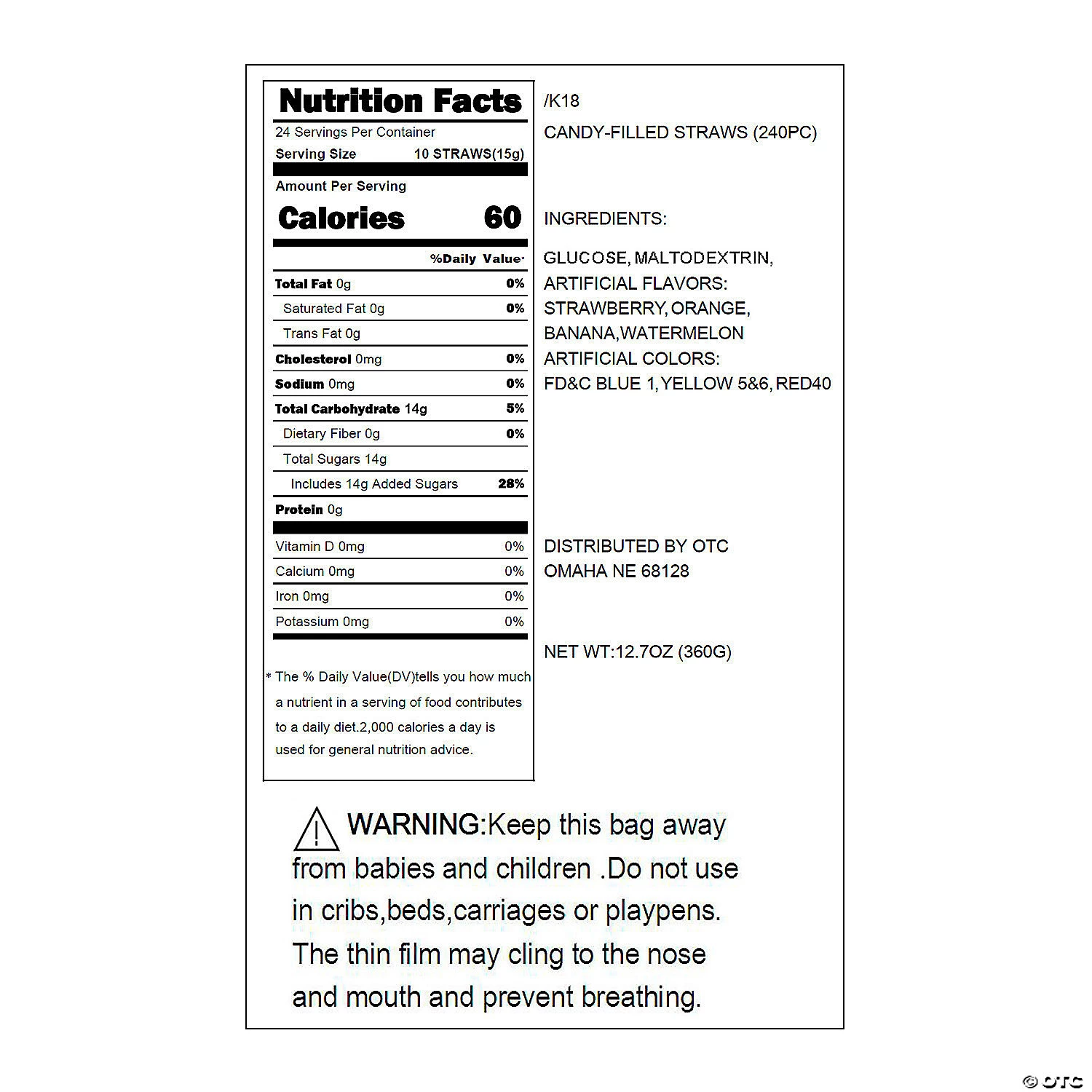 Candy-Filled Straws - 240 Pc. 3 Candy-Filled Straws - 240 Pc. - Image 3
