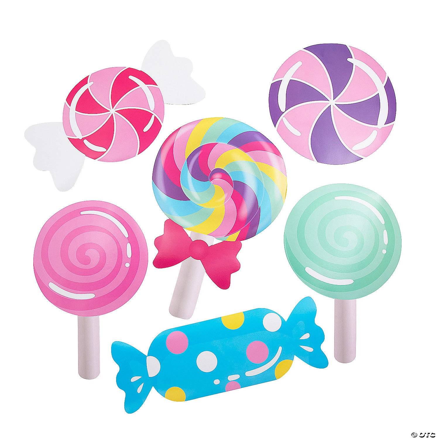 Candy World Cutouts - 6 Pc. 1 Candy World Cutouts - 6 Pc.