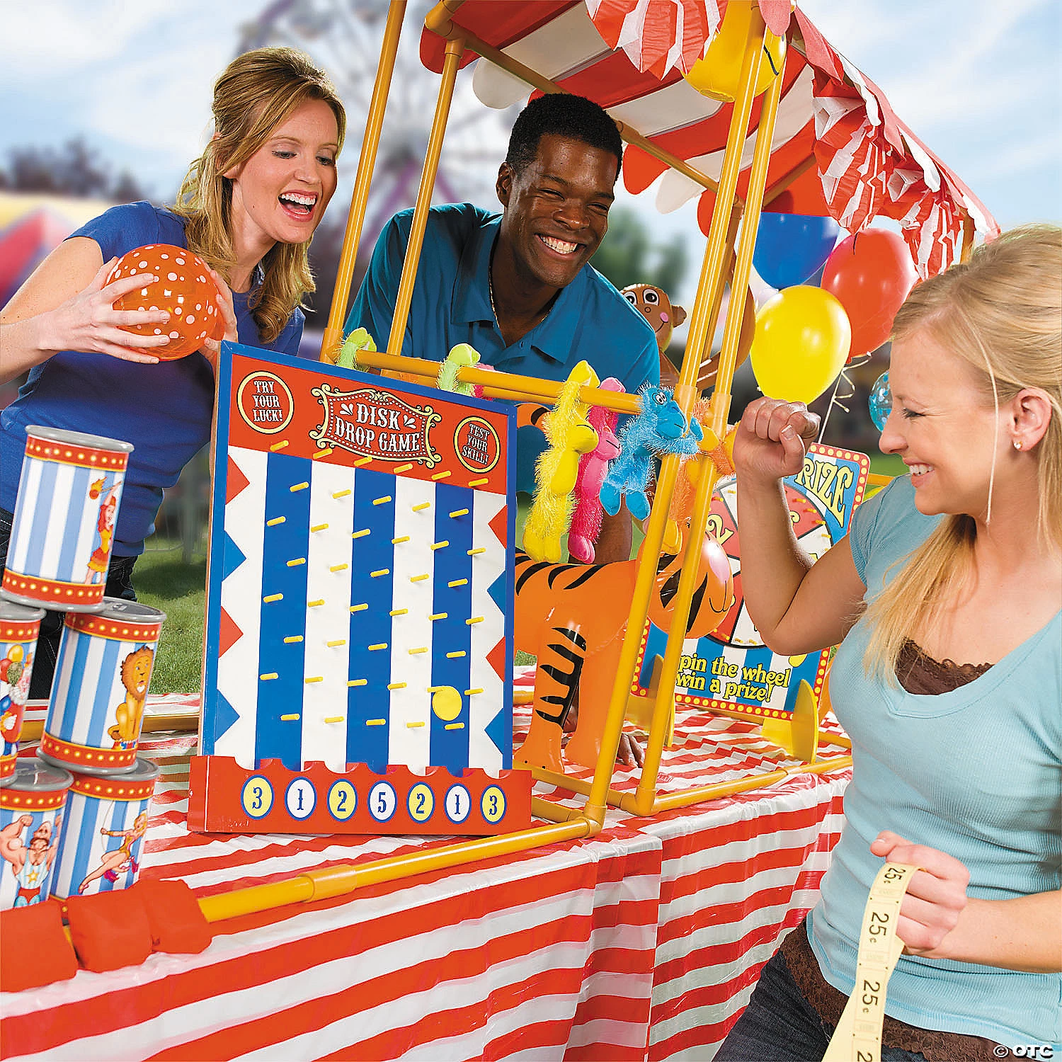 Carnival Can Bean Bag Toss Game 2 Carnival Can Bean Bag Toss Game - Image 2