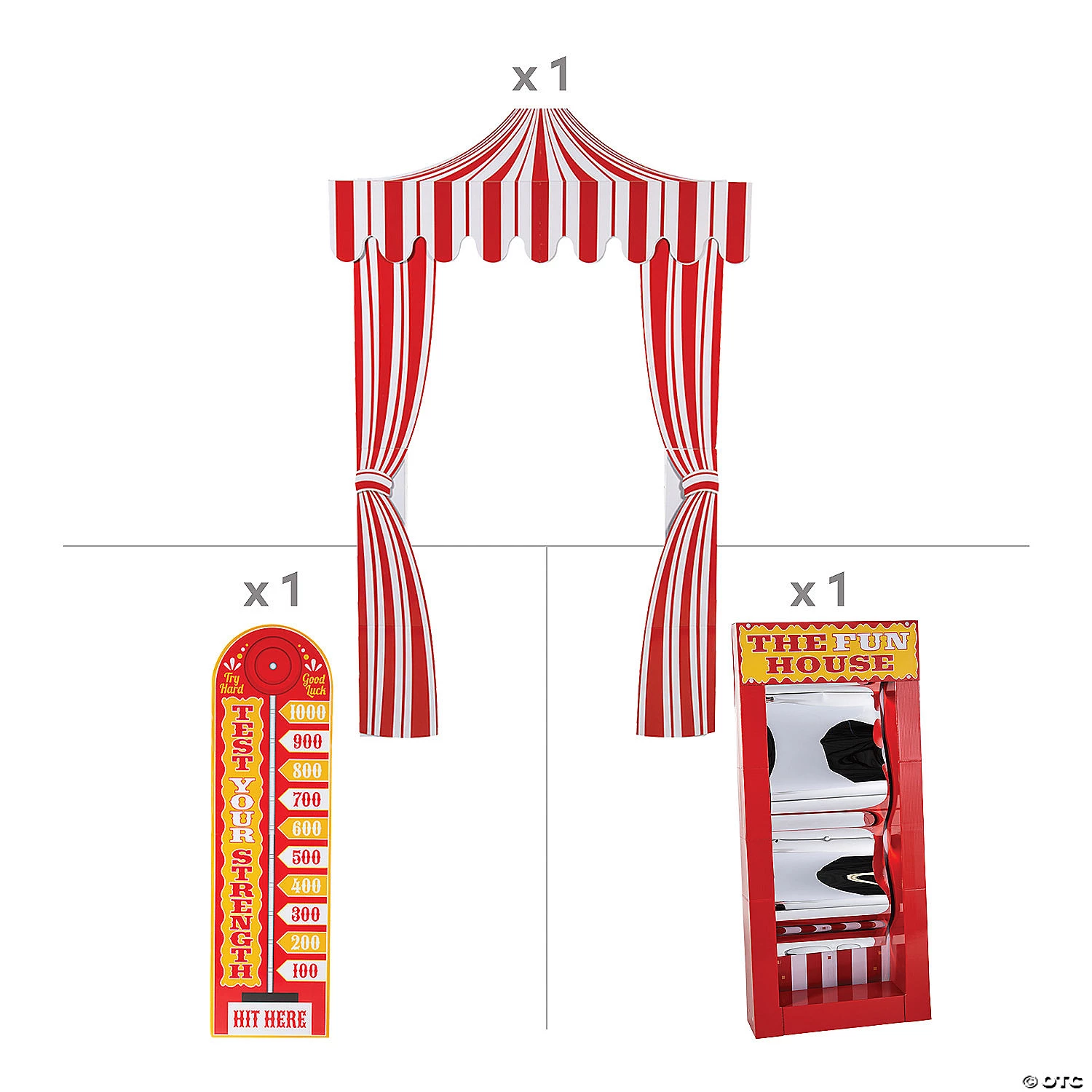 Carnival Decorating Kit - 4 Pc. 2 Carnival Decorating Kit - 4 Pc. - Image 2