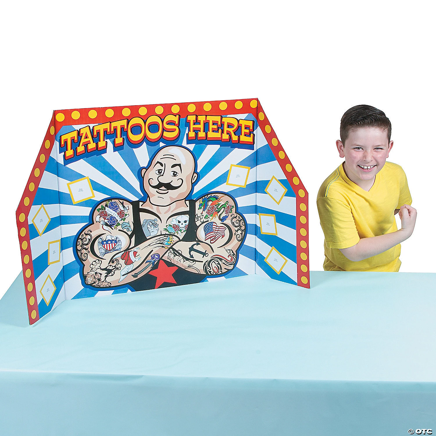 Carnival Tattoo Booth Cardboard Stand-up 2 Carnival Tattoo Booth Cardboard Stand-up - Image 2