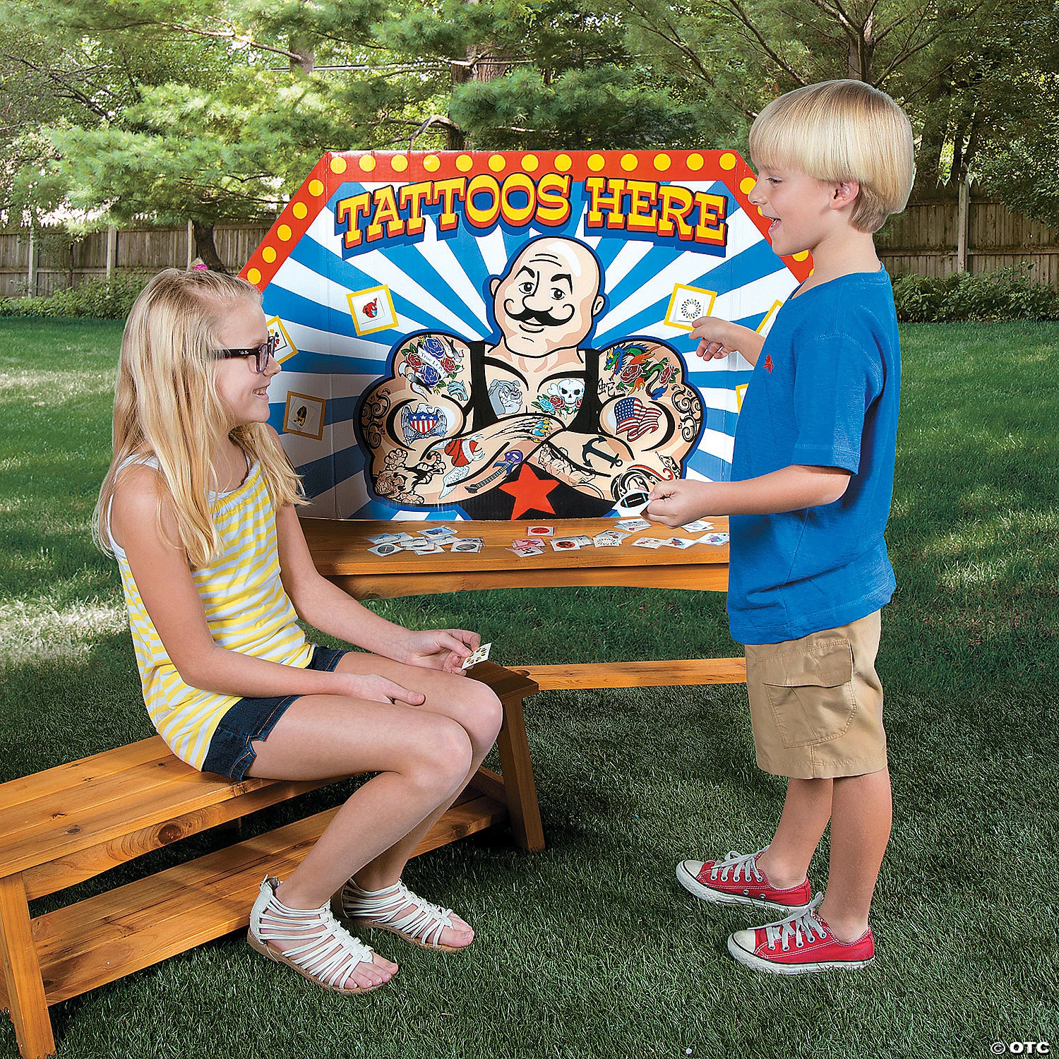 Carnival Tattoo Booth Cardboard Stand-up 3 Carnival Tattoo Booth Cardboard Stand-up - Image 3