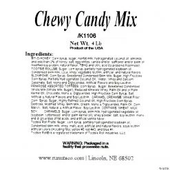 Chewy Candy Assortment - 275 Pc. -Carnival Sales Store chewy candy assortment 275 pc k1106 a05
