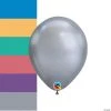 Chrome 11" Latex Balloons - 25 Pc.