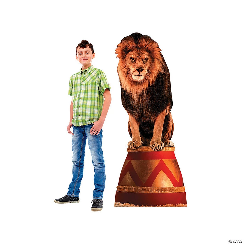 Circus Lion Cardboard Stand-Up 1 Circus Lion Cardboard Stand-Up
