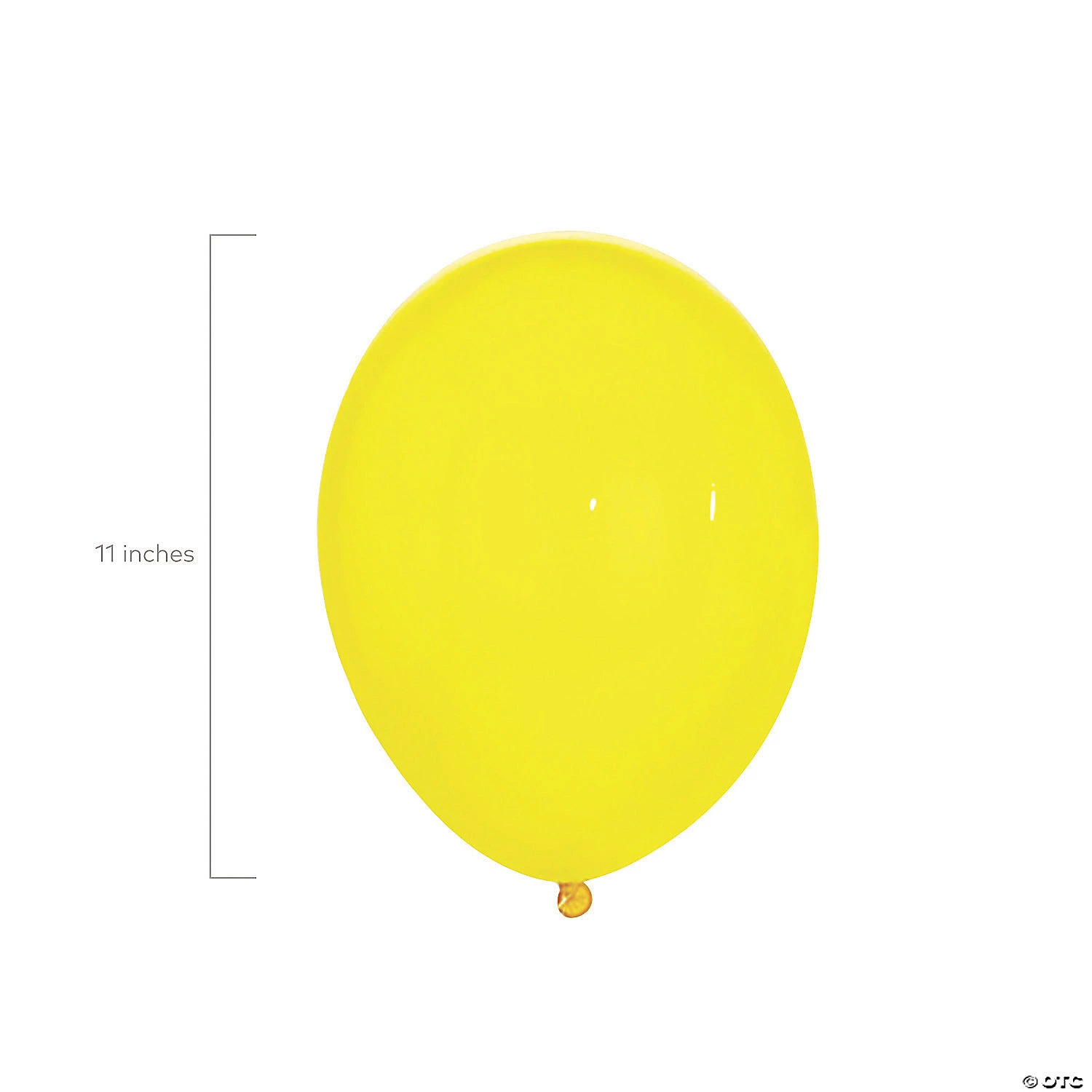 Citrine Yellow 11" Latex Balloons - 12 Pc. 2 Citrine Yellow 11" Latex Balloons - 12 Pc. - Image 2