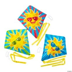 Cool Sun Kites with Tail - 12 Pc.