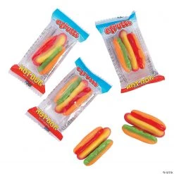 Efrutti® Hot Dog Gummi Candy - 60 Pc. -Carnival Sales Store efrutti sup sup hot dog gummi candy 60 pc 13784111 a01
