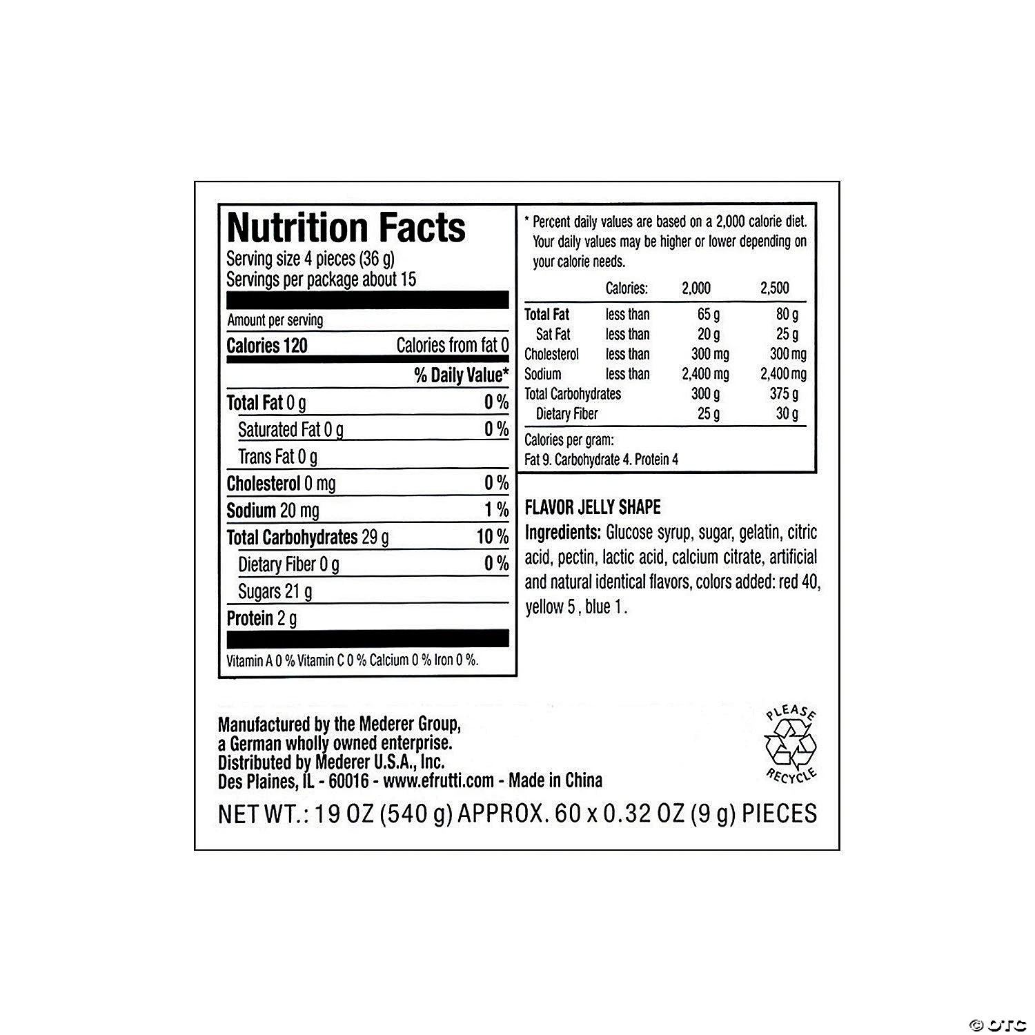 Efrutti® Mini Burger Sour Gummi Candy - 60 Pc. 3 Efrutti® Mini Burger Sour Gummi Candy - 60 Pc. - Image 3