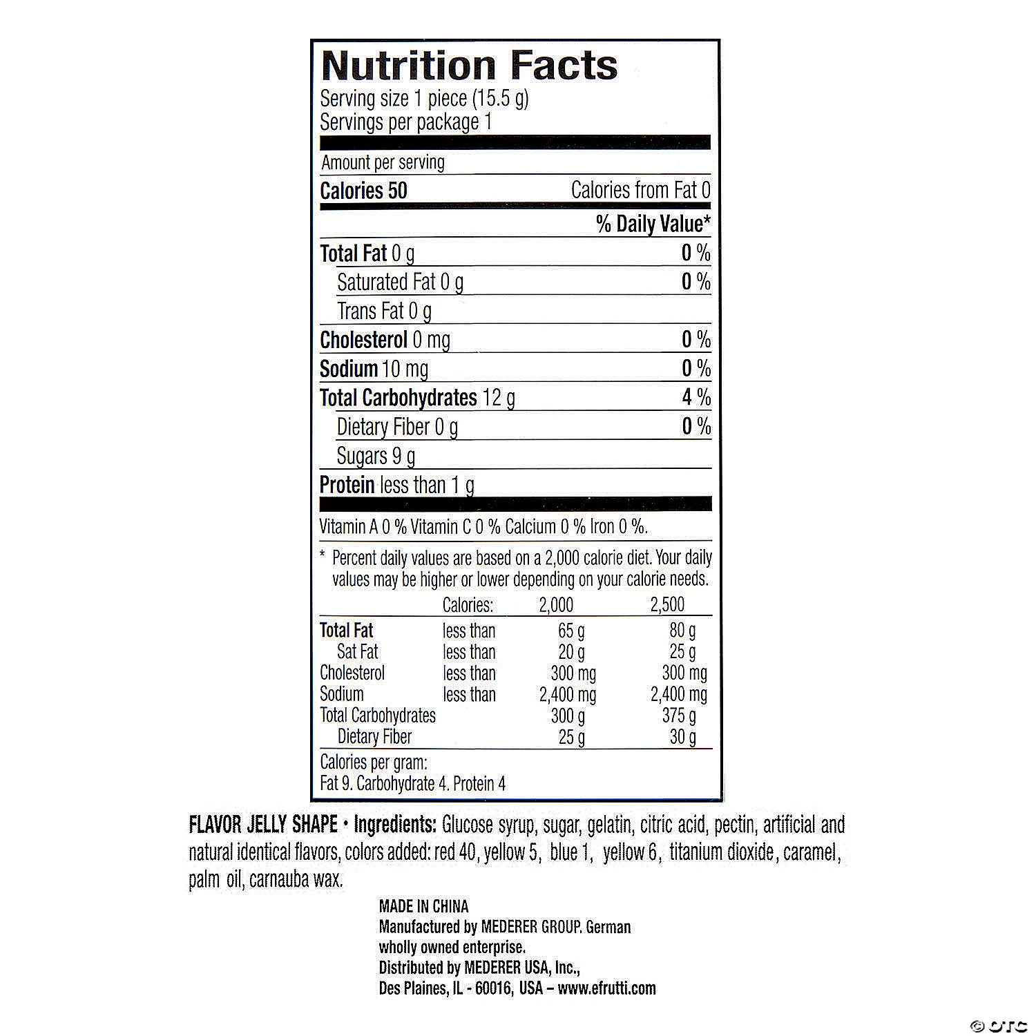 Efrutti® Pizza Gummy Candy - 48 Pc. 3 Efrutti® Pizza Gummy Candy - 48 Pc. - Image 3