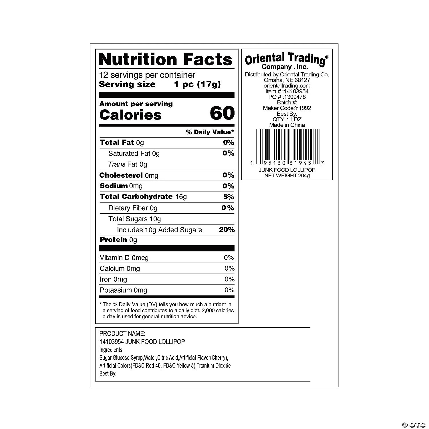 Fast Food Lollipops – 12 Pc. 2 Fast Food Lollipops – 12 Pc. - Image 2