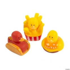 Foodie Rubber Duckies - 12 Pc.