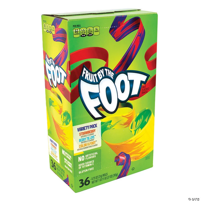 Fruit By The Foot Variety Pack, 0.75 oz, 36 Count 1 Fruit By The Foot Variety Pack, 0.75 oz, 36 Count