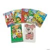 Games & Coloring Sheets Activity Pad Assortment - 12 Pc.