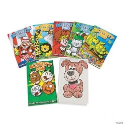 Games & Coloring Sheets Activity Pad Assortment - 12 Pc.