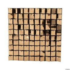 Gold Sequin Shimmer Wall Panels - 4 Pc. -Carnival Sales Store gold sequin shimmer wall panels 4 pc 13964297 a01