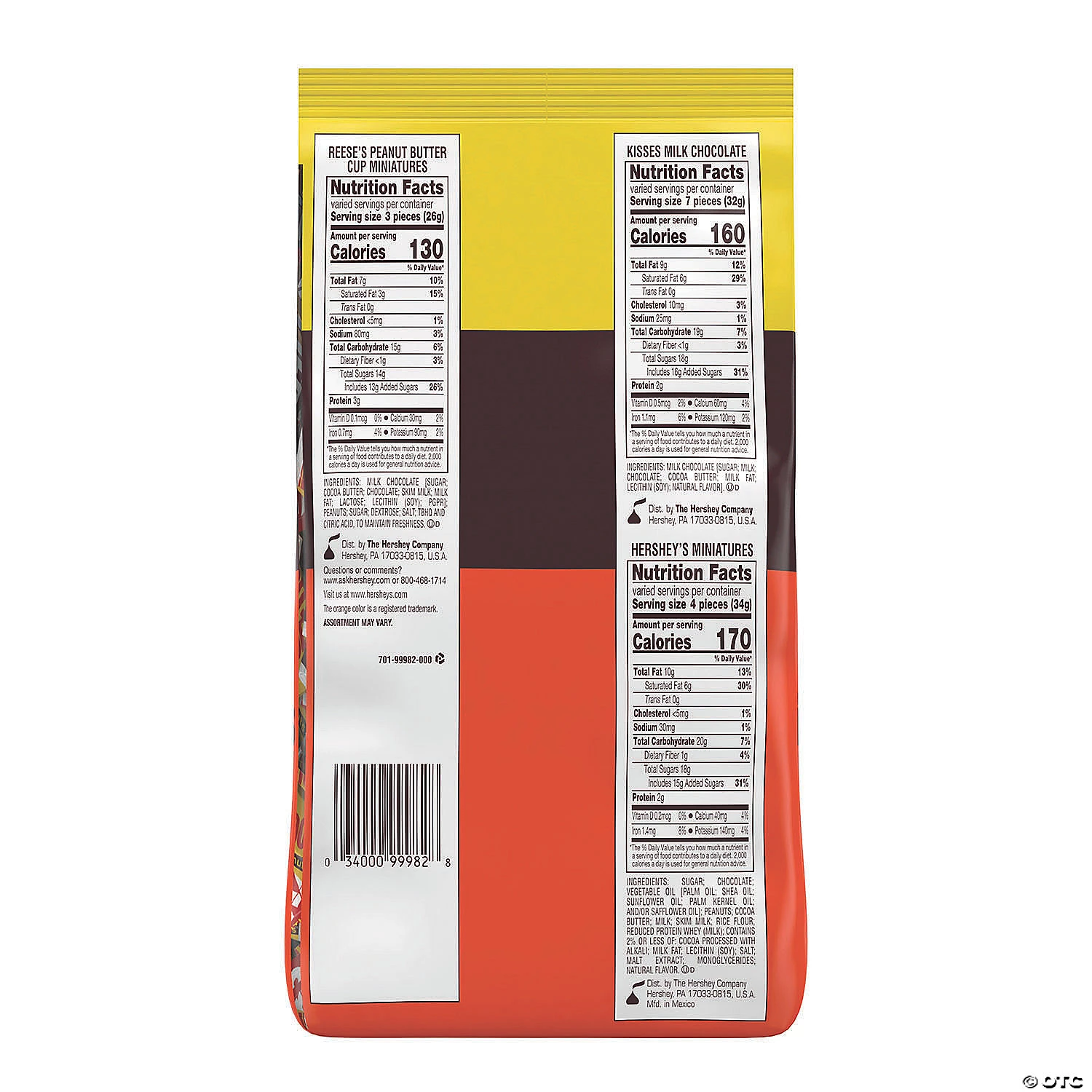 HERSHEY'S, REESE'S, KISSES Milk Chocolate Candy Assortment, 35 oz 3 HERSHEY'S, REESE'S, KISSES Milk Chocolate Candy Assortment, 35 oz - Image 3