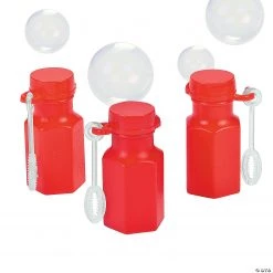 Hexagon Mini Bubble Bottles - 48 Pc.