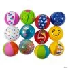 Inflatable 11" Medium Beach Ball Assortment - 25 Pc.