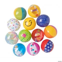 Inflatable 11" Medium Beach Ball Assortment - 50 Pc.