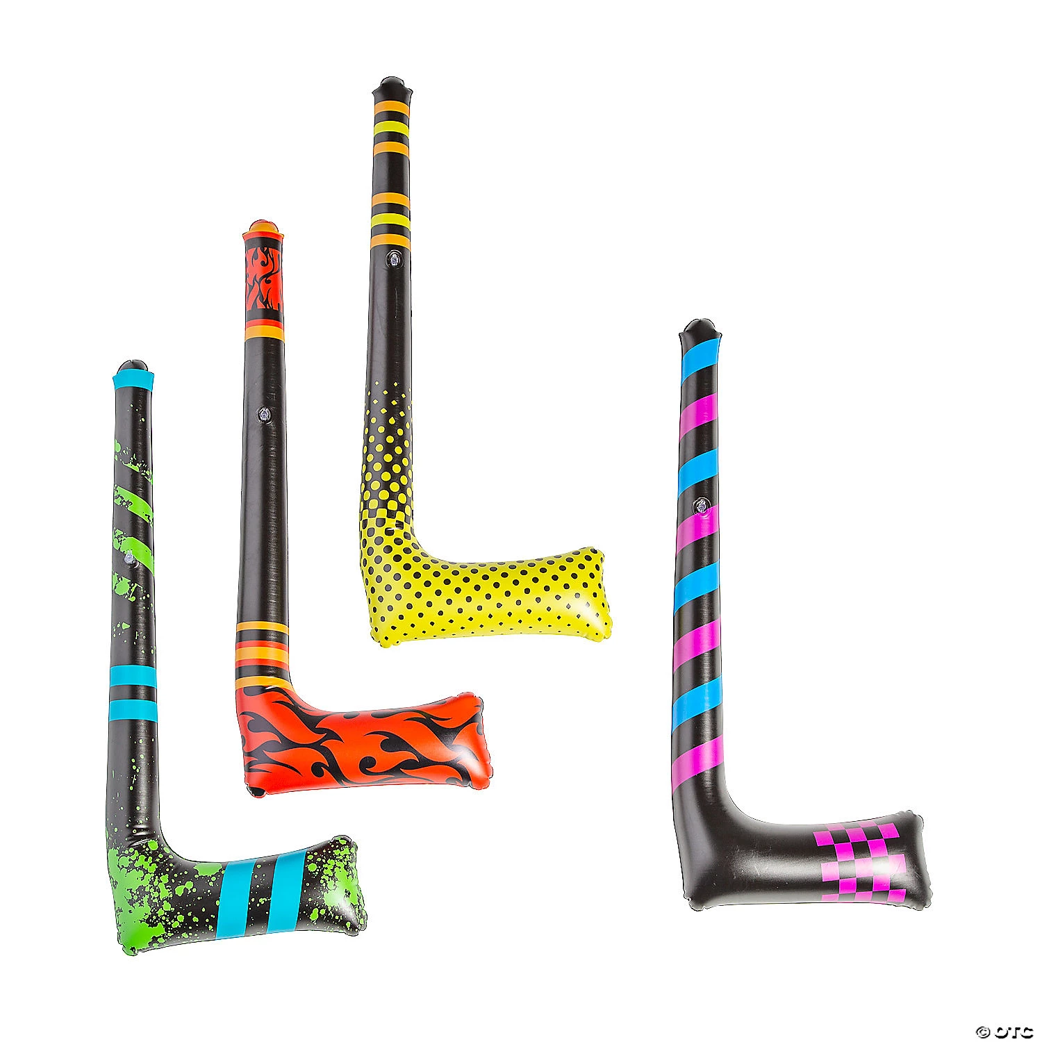 Inflatable Hockey Sticks - 12 Pc. 1 Inflatable Hockey Sticks - 12 Pc.