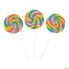 Jumbo Swirl Lollipops - 6 Pc.