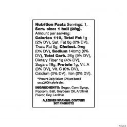 Kathy Kaye® Sweet & Salty Popcorn Balls - 24 Pc. 6 Kathy Kaye® Sweet & Salty Popcorn Balls - 24 Pc. -Carnival Sales Store kathy kaye sup sup sweet and salty popcorn balls 24 pc 13891882 a05
